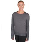 Women's Skechers Hot Chi Thumb Hole Pullover, Size: Small, Grey