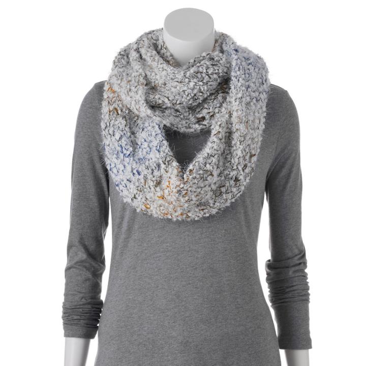 Sonoma Goods For Life&trade; Lurex Infinity Scarf, Women's, White Oth