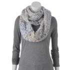 Sonoma Goods For Life&trade; Lurex Infinity Scarf, Women's, White Oth