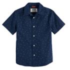 Boys 8-20 Urban Pipeline Graphic Button-down Shirt, Size: Large, Dark Blue
