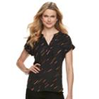 Women's Apt. 9&reg; Dolman Crepe Blouse, Size: Xs, Med Pink