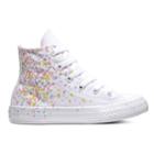 Girls' Converse Chuck Taylor All Star Birthday Confetti High Top Shoes, Size: 5, Natural