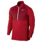 Men's Nike Running Core Dri-fit Half-zip Performance Pullover, Size: Large, Dark Pink