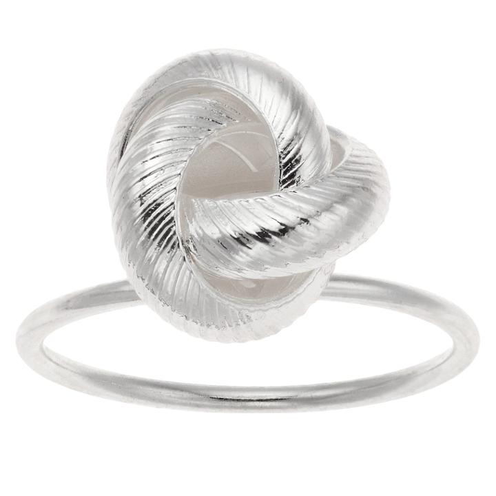 Lc Lauren Conrad Textured Knot Ring, Women's, Size: 7, Silver