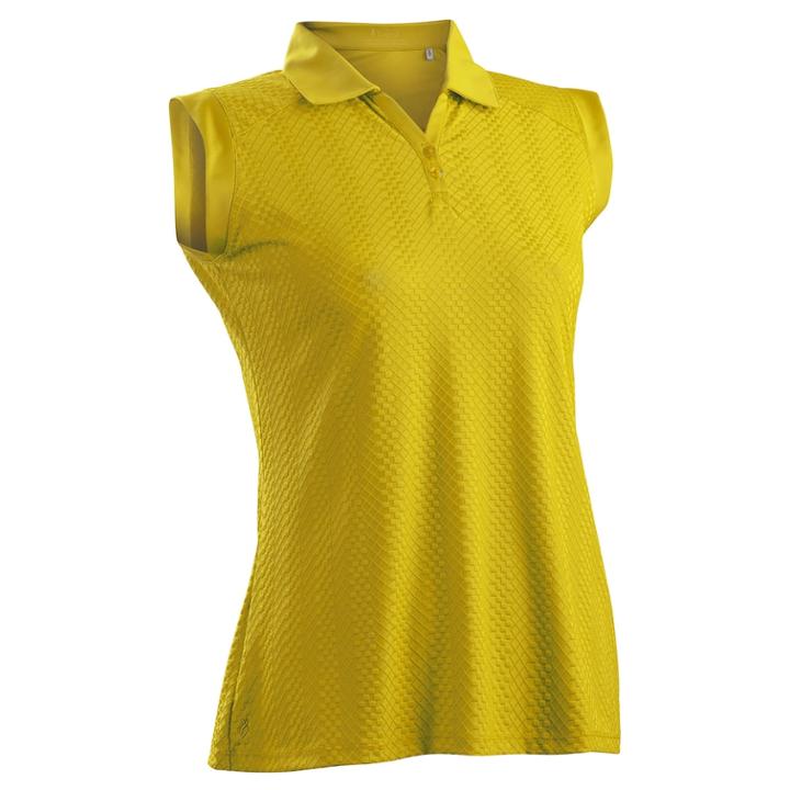 Plus Size Nancy Lopez Grace Sleeveless Golf Polo, Women's, Size: 2xl, Gold