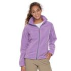 Women's Columbia Three Lakes Fleece Jacket, Size: Medium, Brt Purple