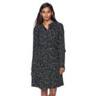 Women's Apt. 9&reg; Shirtdress, Size: Small, Black