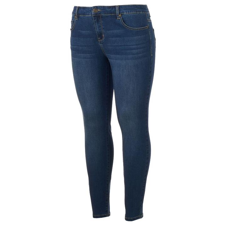 Juniors' Plus Size So&reg; Low Rise Jeggings, Teens, Size: 20 W, Blue