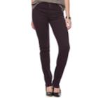 Women's Apt. 9&reg; Tummy Control Curvy Straight-leg Jeans, Size: 16, Purple