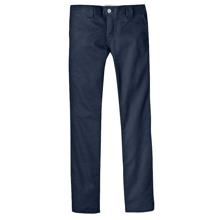 Boys 8-20 Dickies Flex Skinny-fit Straight-leg Pants, Boy's, Size: 18, Dark Blue