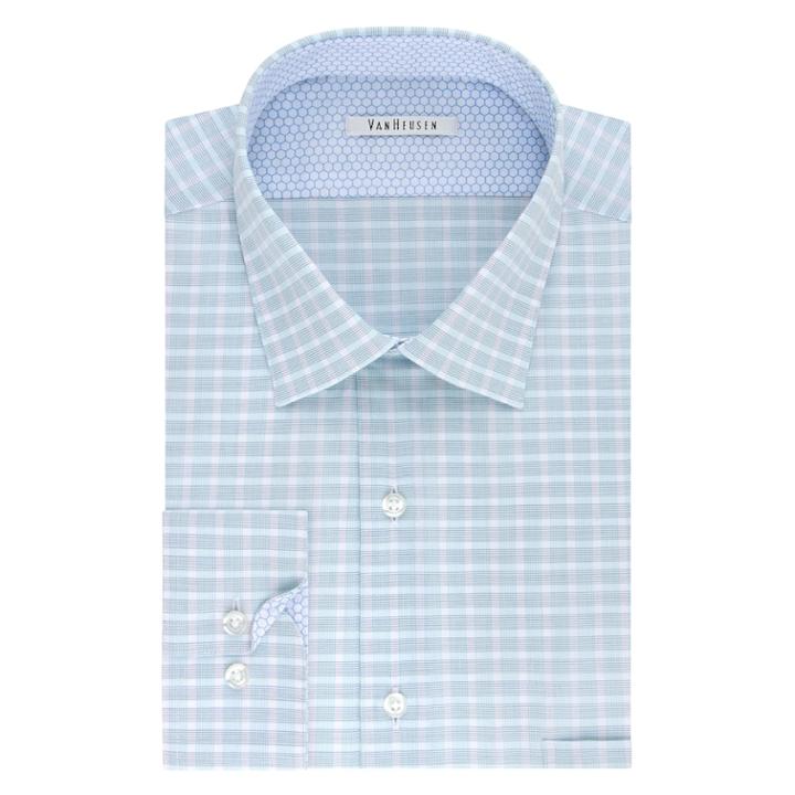Men's Van Heusen Air Regular-fit Stretch Dress Shirt, Size: 15-32/33, Brt Green