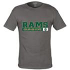 Men's Colorado State Rams Complex Tee, Size: Small, Grey (charcoal)