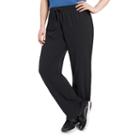 Plus Size Champion Jersey Workout Pants, Women's, Size: 2xl, Black
