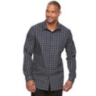 Big & Tall Apt. 9&reg; Premier Flex Modern-fit Stretch Button-down Shirt, Men's, Size: 3xl Tall, Blue