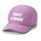 Women's Tek Gear&reg; Coffee & Cardio Baseball Cap, Med Purple