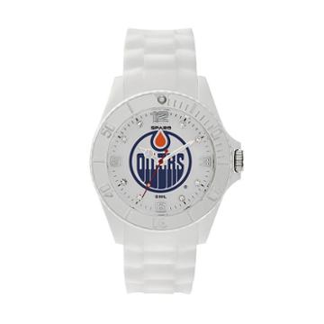 Sparo Cloud Edmonton Oilers Women's Watch, White