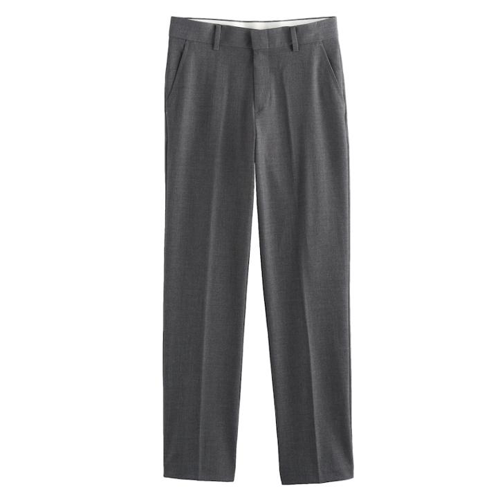 Boys 4-20 & Husky Chaps Basic Pants, Size: 14 Husky, Dark Grey