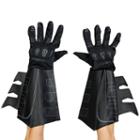 Adult Batman: The Dark Knight Costume Glove Gauntlets, Men's, Black