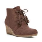 Dr. Scholl's Dakota Women's Wedge Ankle Boots, Size: Medium (10), Brown