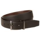 Men's Nike Black & Brown Textured Reversible Leather Belt, Size: 38, Oxford