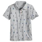 Boys 4-7x Sonoma Goods For Life&trade; Bugs Polo, Size: 4, Light Grey