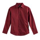 Boys 8-20 Chaps Button-down Shirt, Size: 8, Red