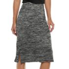Women's Apt. 9&reg; Tummy Control Skirt, Size: Xl, Black