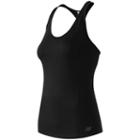 Women's New Balance Get Back Scoopneck Racerback Workout Tank, Size: Xs, Black