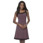 Women's Chaps Abstract Fit & Flare Dress, Size: Xl, Pink Multi