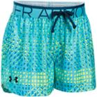 Girls 7-16 Under Armour Play Up Printed Shorts, Girl's, Size: Small, Turquoise/blue (turq/aqua)