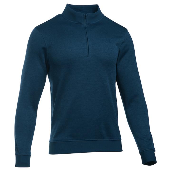 Men's Under Armour Storm Sweater Fleece Quarter-zip Pullover, Size: Small, Dark Blue