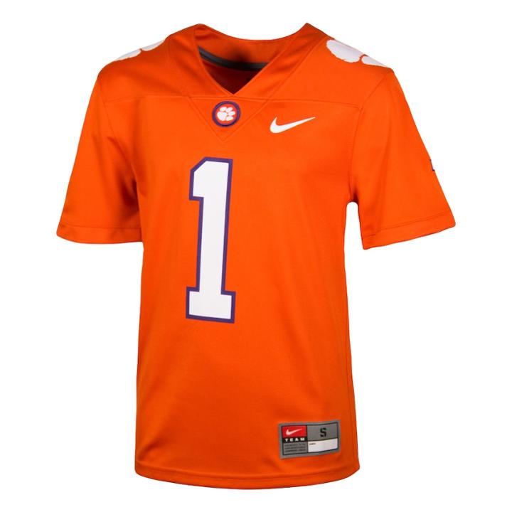 Boys 8-20 Nike Clemson Tigers Replica Jersey, Size: Xl 18-20, Orange