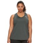 Plus Size Fila Sport&reg; Core Essential Workout Tank, Women's, Size: 2xl, Grey