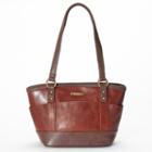 Stone & Co. Megan Curved Leather Tote, Women's, Brown Oth