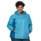 Plus Size Columbia Tipton Pass Thermal Coil&reg; Jacket, Women's, Size: 3xl, Turquoise/blue (turq/aqua)