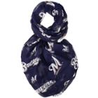 Forever Collectibles, Women's Milwaukee Brewers Logo Infinity Scarf, Multicolor