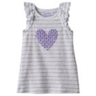 Girls 4-10 Jumping Beans&reg; Flutter Tank, Girl's, Size: 6x, White