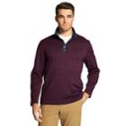 Men's Izod Spectator Classic-fit Fleece Snap-front Pullover, Size: Xl, Drk Purple