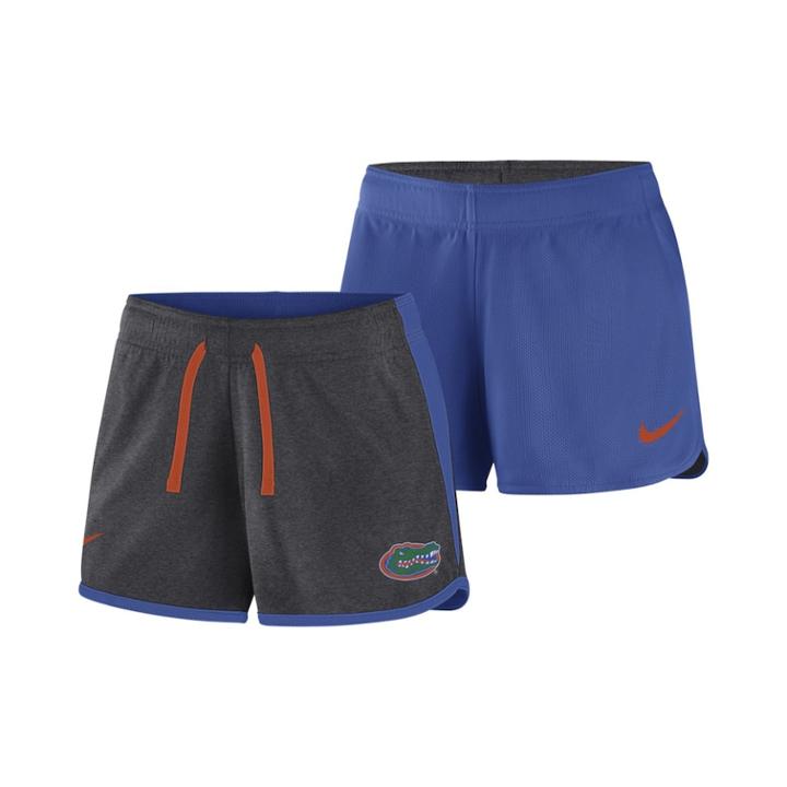Women's Nike Florida Gators Dri-fit Touch Shorts, Size: Xxl, Grey