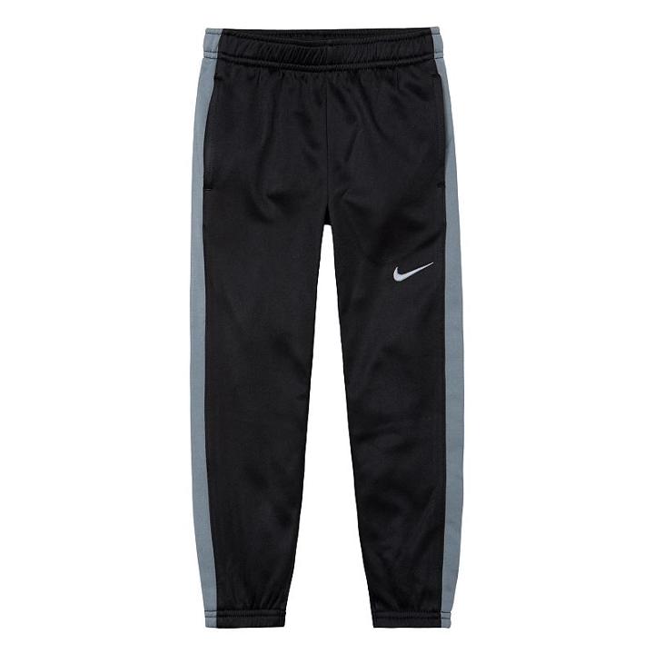 Boys 4-7 Nike Therma-fit Black Jogger Pants, Size: 4, Oxford