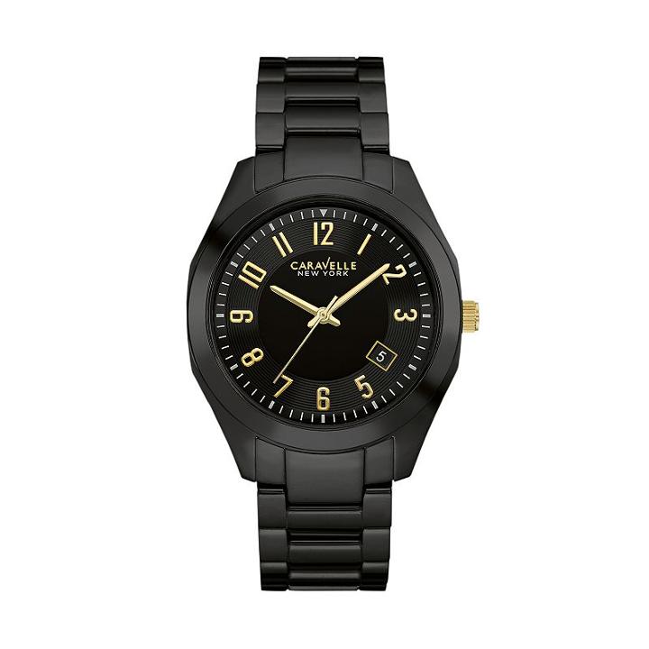 Caravelle New York By Bulova Women's Ceramic Watch - 45m109, Black
