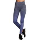 Women's Maidenform Sport Base Layer Seamless High-waisted Leggings, Size: Medium, Blue (navy)