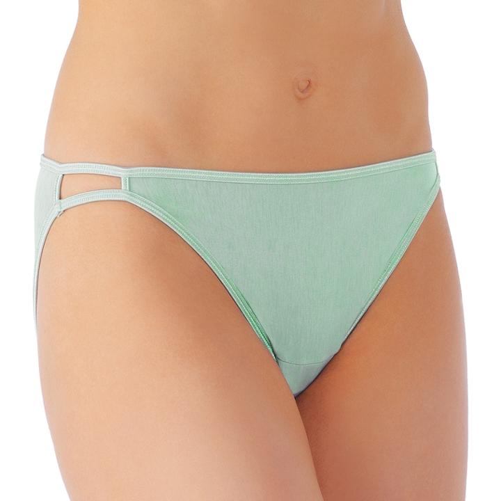 Vanity Fair Illumination String Bikini Panty 18108, Women's, Size: 7, Lt Green