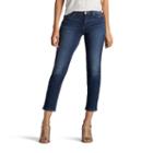 Women's Lee Adrina Modern Series Crop Jeans, Size: 14 Avg/reg, Blue