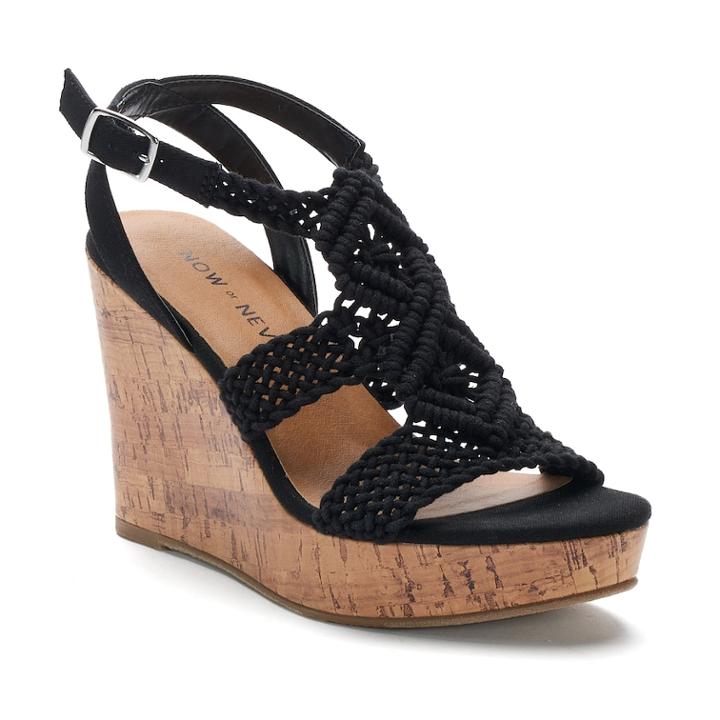 Now Or Never Jamiee Women's Wedge Heels, Size: Medium (10), Oxford