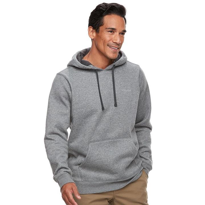 Men's Columbia Deschutes Rapids Fleece Hoodie, Size: Medium, Med Grey
