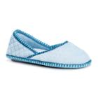 Muk Luks Beverly Women's Slippers, Size: Small, Blue (sea Glass)