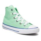 Kid's Converse Chuck Taylor All Star High Top Sneakers, Kids Unisex, Size: 11, Lt Green