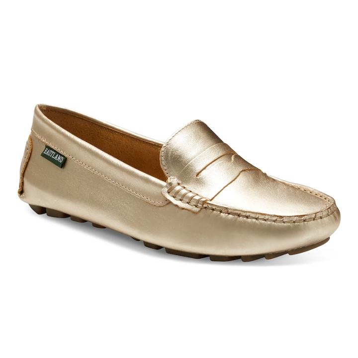 Eastland Patricia Women's Penny Loafers, Size: Medium (6.5), Gold