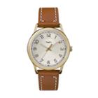 Timex Women's New England Leather Watch - Tw2r23000jt, Size: Medium, Brown